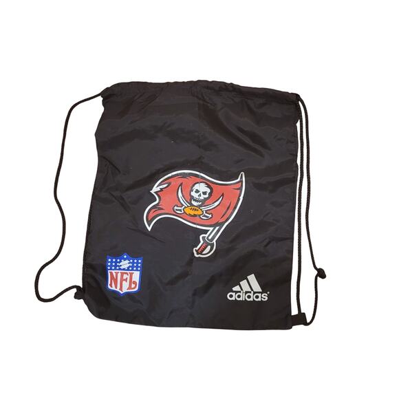 NFL Tampa Bay Buccaneers set drawstring backpack & Fanatical Bucs fan bandana - Picture 3 of 12